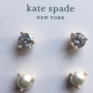 Kate Spade 2 pairs of earrings “Rise and Shine”
